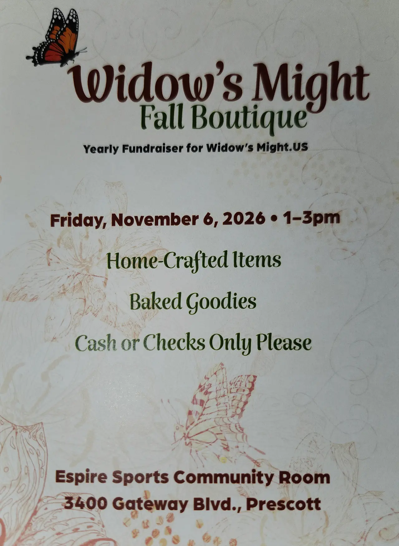 Widow's Might Fall Boutique
